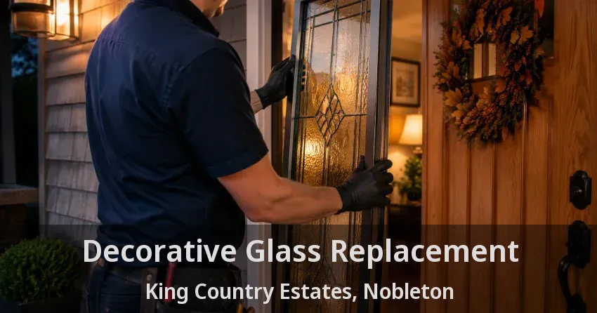 Decorative Glass Replacement King Country Estates, Nobleton - ON