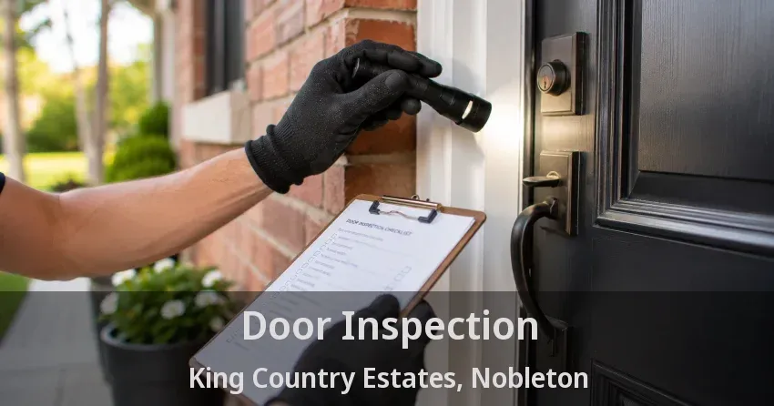 Door Inspection King Country Estates, Nobleton - ON