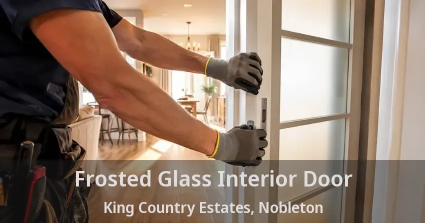 Frosted Glass Interior Door King Country Estates, Nobleton - ON