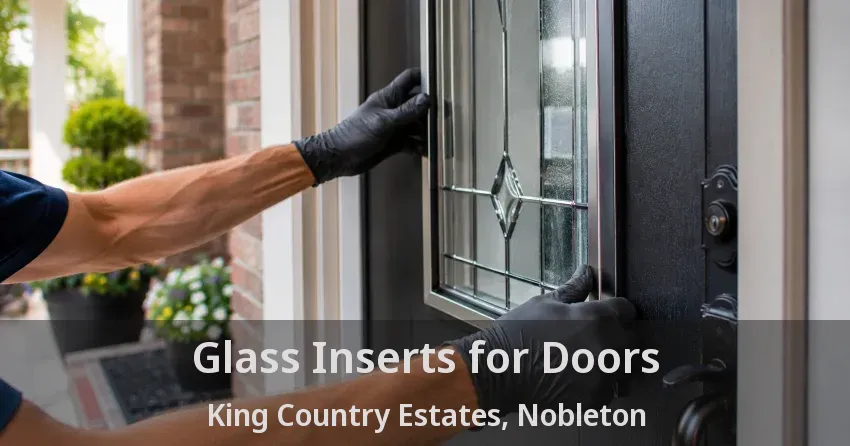Glass Inserts for Doors King Country Estates, Nobleton - ON