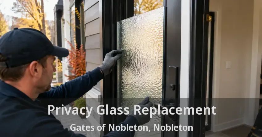 Privacy Glass Replacement Gates of Nobleton, Nobleton - ON