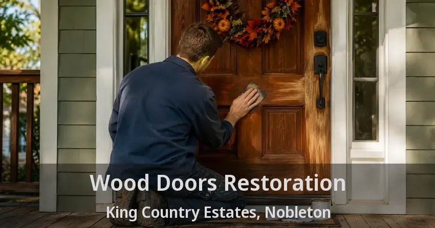 Wood Doors Restoration King Country Estates, Nobleton - ON