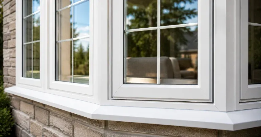 bay window alcove seating area in a living room in Nobleton