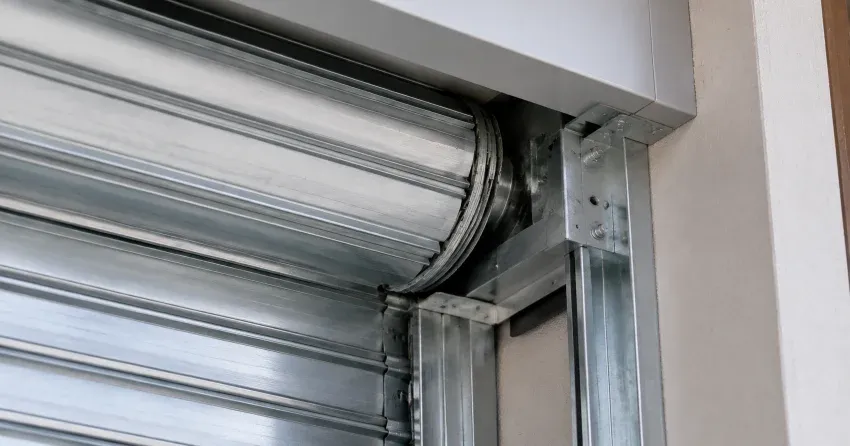 automatic storefront door technician servicing motor and sensor in Nobleton