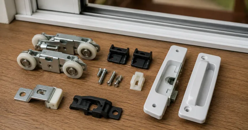 sliding door broken Nobleton roller and track inspection