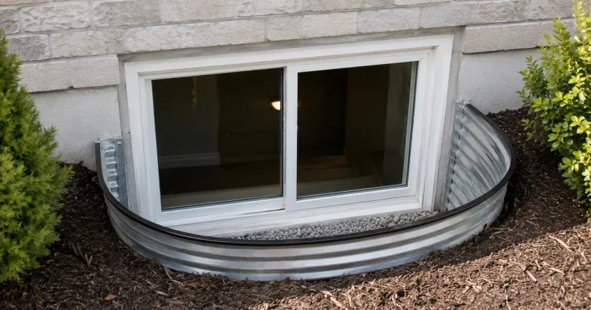 new casement kitchen window installed above sink in Nobleton